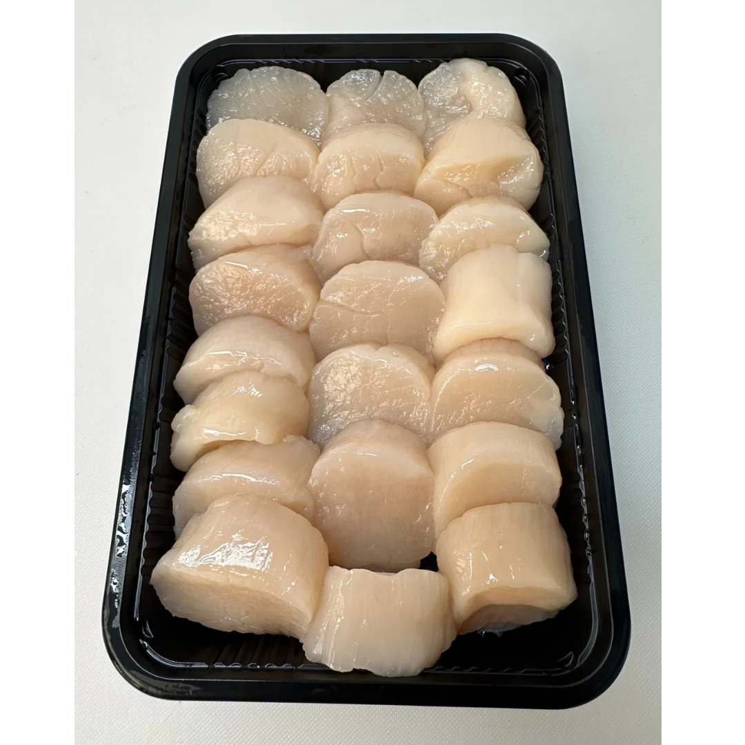 MUKI HOTATE - FRESH WILD SCALLOP MEAT - Patinopecten yessoensis GSK1 むきほたて Muki Hotate RAW MEAT 20pc (Small) 500g (3).png