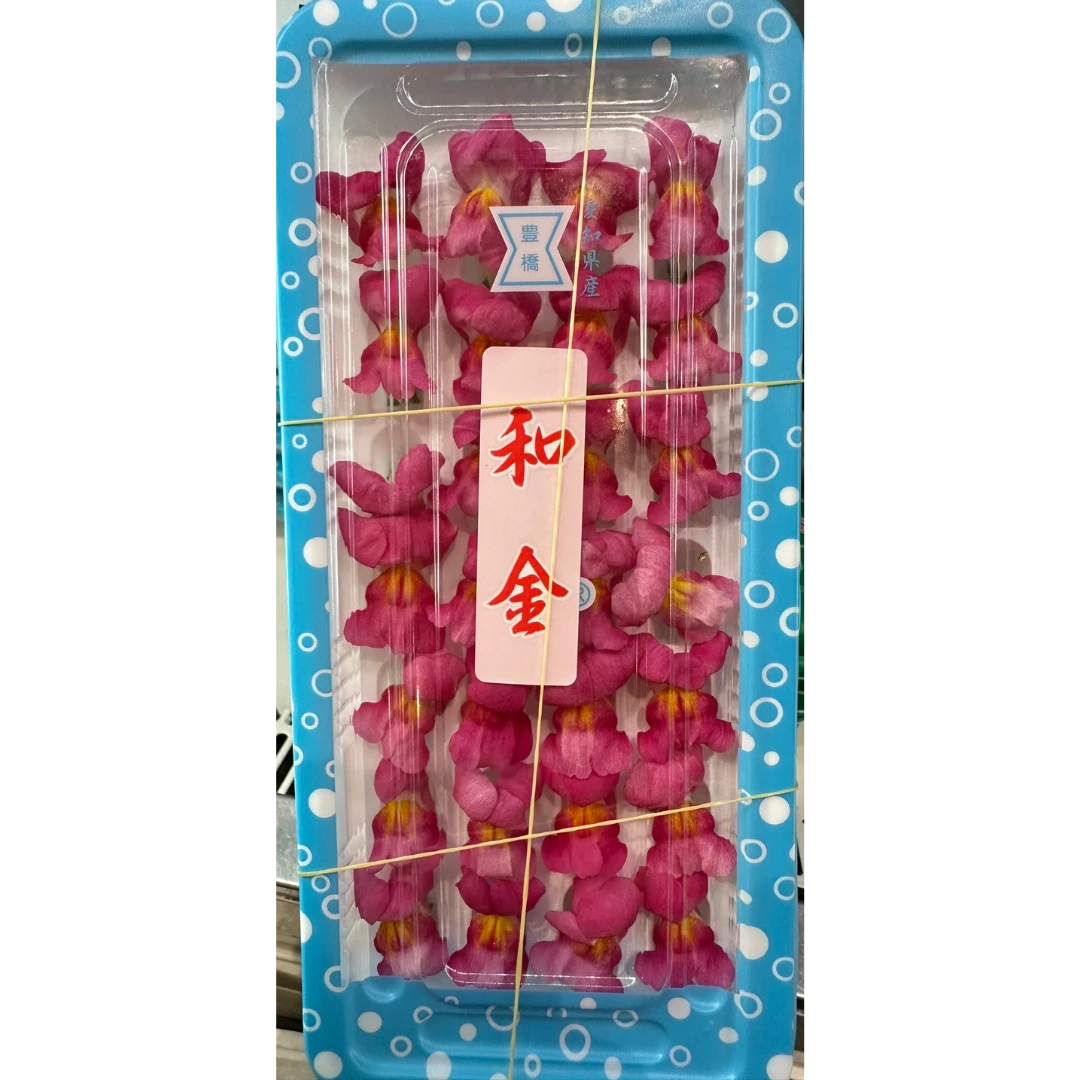 SHOKUYŌ HANA (KINGYO AKA) - GOLDFISH EDIBLE FLOWER (red) - Antirrhinum majus L.png