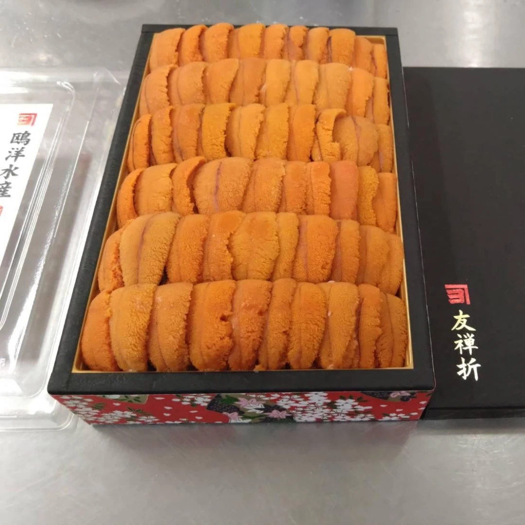UNI AKA DAI GOKUJŌ AAA Narabi 250g - FRESH SEA URCHIN - Pseudocentrotus depressus.png