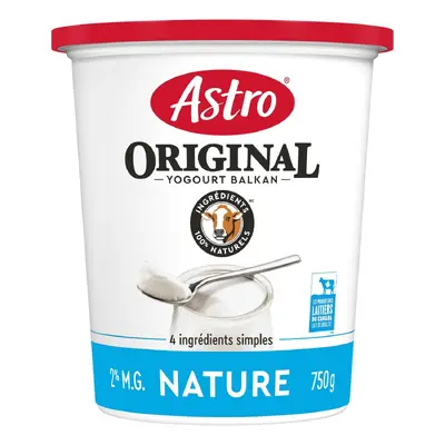 Astro Plain Yogurt 2% 750g