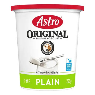 Astro Plain Yogurt 3% 750g