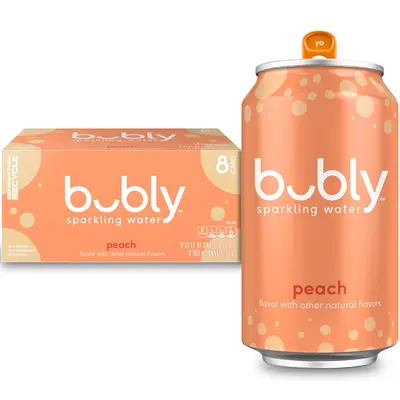 Bubly Peach Sparkiling (12x355ml)