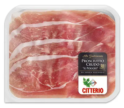 Citterio Prosciutto Poggio Sliced 80g