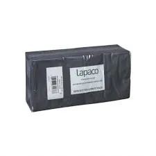 Lapaco Black Cocktail napkins (18x200)