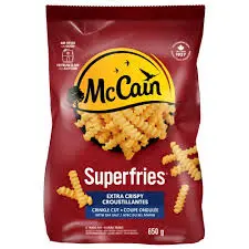 McCain Fries sure crisp crinkle 3/8