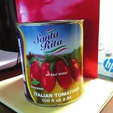 Santa Rita Whole Peeled Tomatoes (6x100oz)