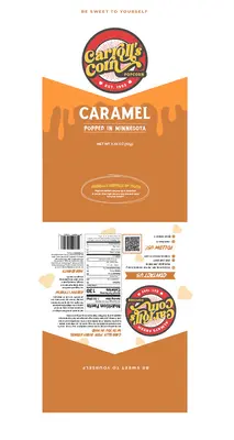 Carroll's Corn Gift Bag Caramel Popcorn