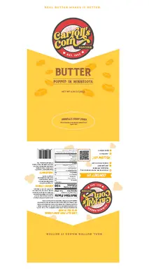 Carroll's Corn Gift Bag Butter Popcorn