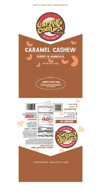 Carroll's Corn Gift Bag Caramel Cashew