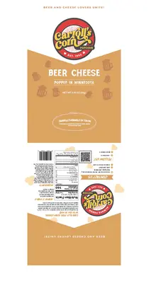 Carroll's Corn Family Bag Beer Cheese Popcorn