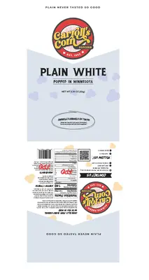 Carroll's Corn Gift Bag Plain White Popcorn