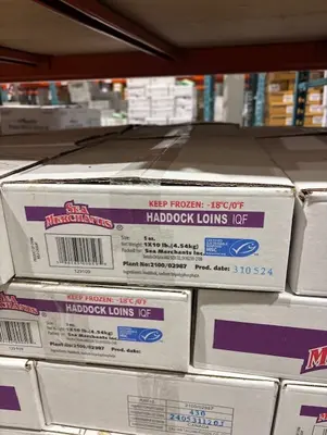 Haddock Fillets 5oz       1x10lb  Sea Merchant**
