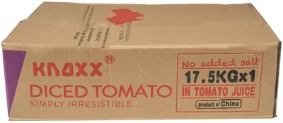 Knoxx Diced Tomatoes 17.5Kg