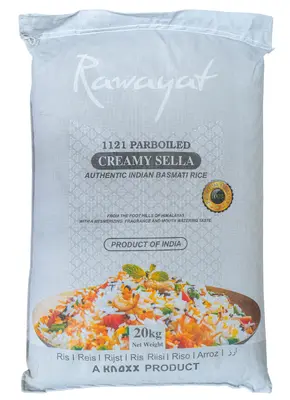 Rawayat Creamy Sella Rice 20kg