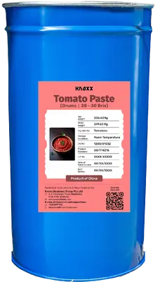 Knoxx Tomato Paste in Drums (28-30 Brix)