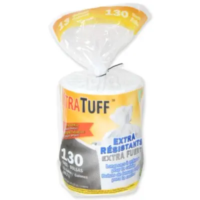 XtraTuff Trash Bag Kitchen White 13G 130CTBag (72/plt)