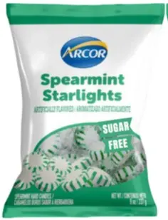 Sugar Free Spearmint Starlights 6x6
