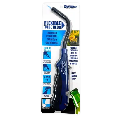 Utility Torch Flexible Head Lighter with Bottle Opener- 12 Pieces Per Display 