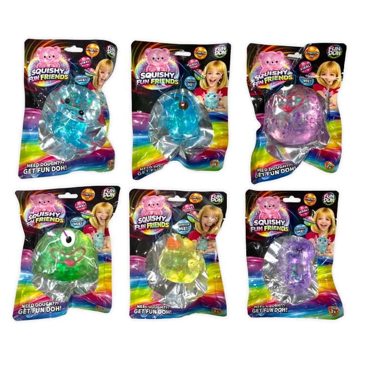 26672 Fun Doh Squish and Squeeze Gummy Toy - 12 Pieces.webp
