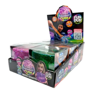 FunDoh Jumbo Squishy Cube -  6 Pieces Per Display