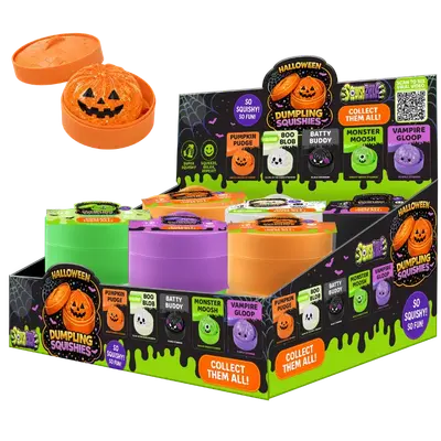 FunDoh Halloween Dumpling Squishies - 12 Pieces Per Display